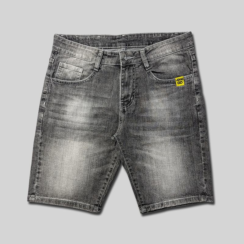 Combo Quần Short Jean Nam  Xám Khói Cào Xước Phong Cách Menswear Pants Có Túi - Chất liệu cao cấp 4