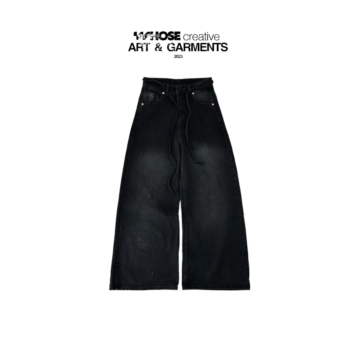 SMOKE LOOSE PLEAT WIDE JEANS - Quần jeans ống rộng form to Menswear Pants MS1286