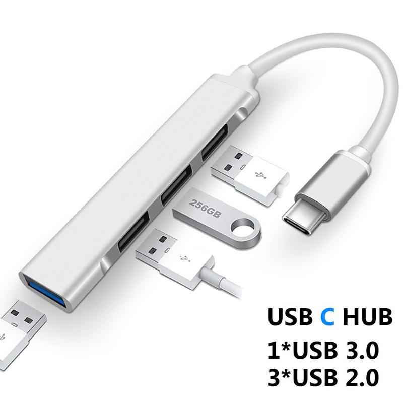 Chuyên nghiệp 4 cổng Tốc Độ cao OTG Bộ Chuyển Đổi USB Type-C HUB USB Nở USB 3.0 HUB Splitter For Máy Tính Xách Tay PC