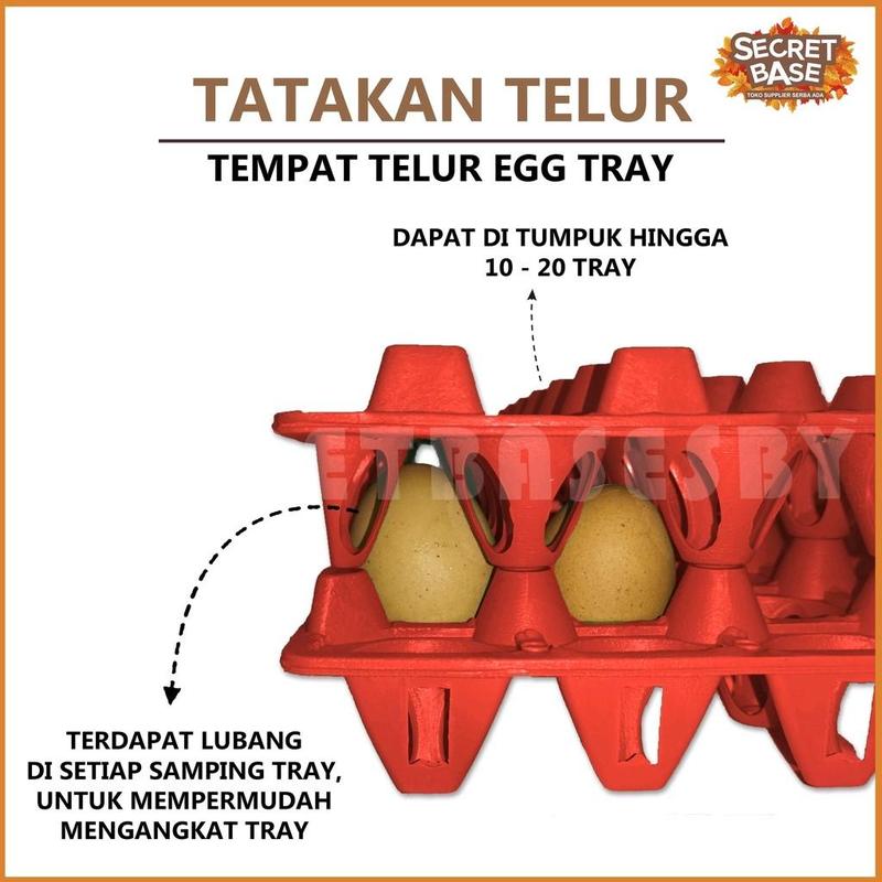 Jamin Tray Telur Bahan Plastik 2