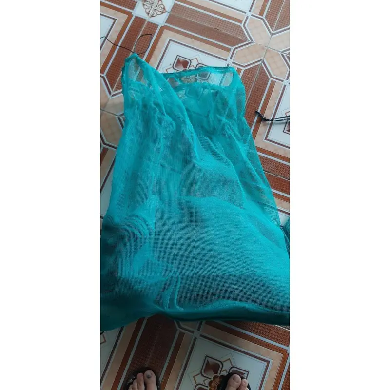 Túi lưới xanh có dây rút tiên lợi loại lưới tốt 1