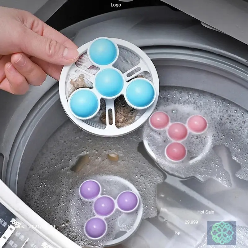 Washing machine waste catcher/garbage bag filter cylinder washing machine-cleaning machine buoy strainer waste sponge cleaning machine smart flower type washing machine