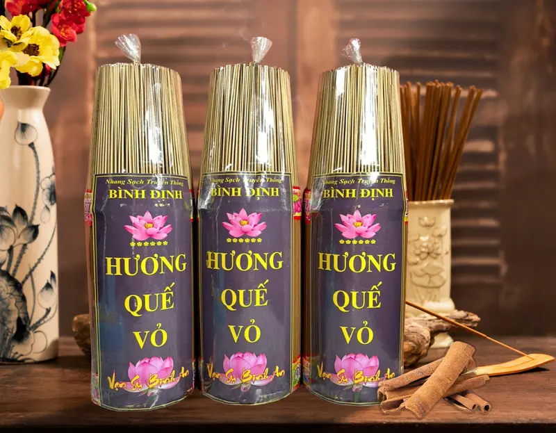 Combo  03Kg Nhang Quế Vỏ - Mùi Thơm nồng ấm của Quế - Thành phần tự nhiên - Gía tại Xưởng - Nhang Sạch Bình Định 0