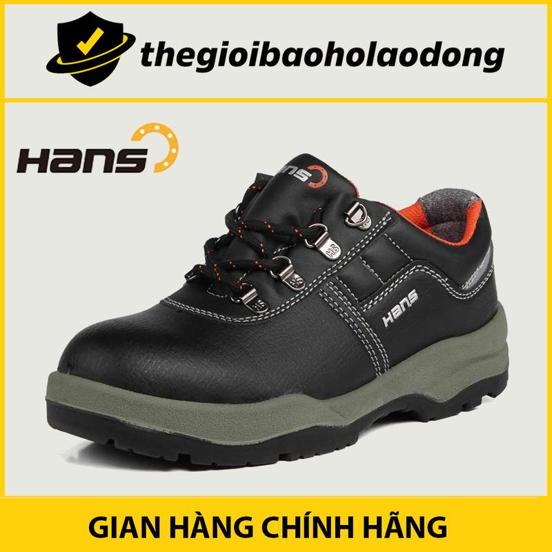 Giày Bảo Hộ Lao Động Hans HS60 Thấp Cổ Dành Cho Nam Và Nữ Mũi Chống Va Đập Mạnh Đế Chống Vật Nhọn Đâm Xuyên Đế Chống Trơn Trượt Đế Chống Dầu Và Nhiên Liệu