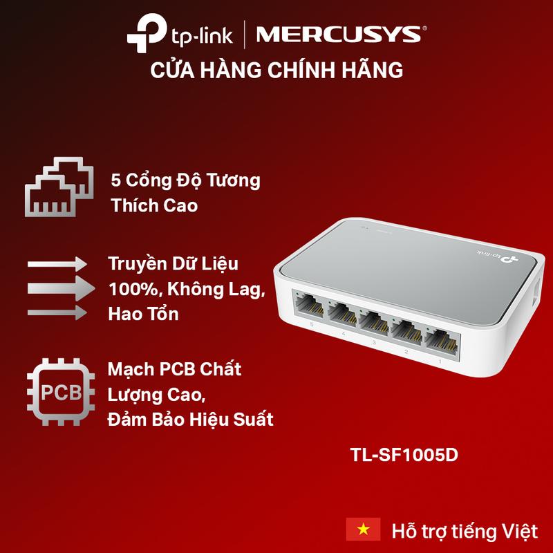 Bộ Chia Tín Hiệu Switch TP-Link TL-SF1005D 5 cổng 10/100Mbps
