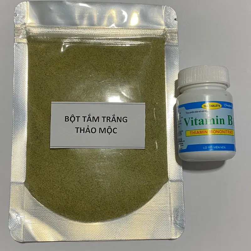 Quà tặng bột cùi gạo và 1 lọ b1 100 viên