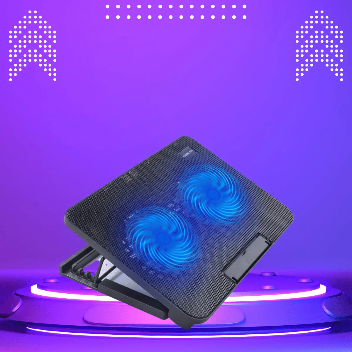 Đế Tản Nhiệt Laptop N99 cho laptop từ 13.3 đến 17 inch 2 Fan , Đế Nâng 45 Độ giá đỡ laptop