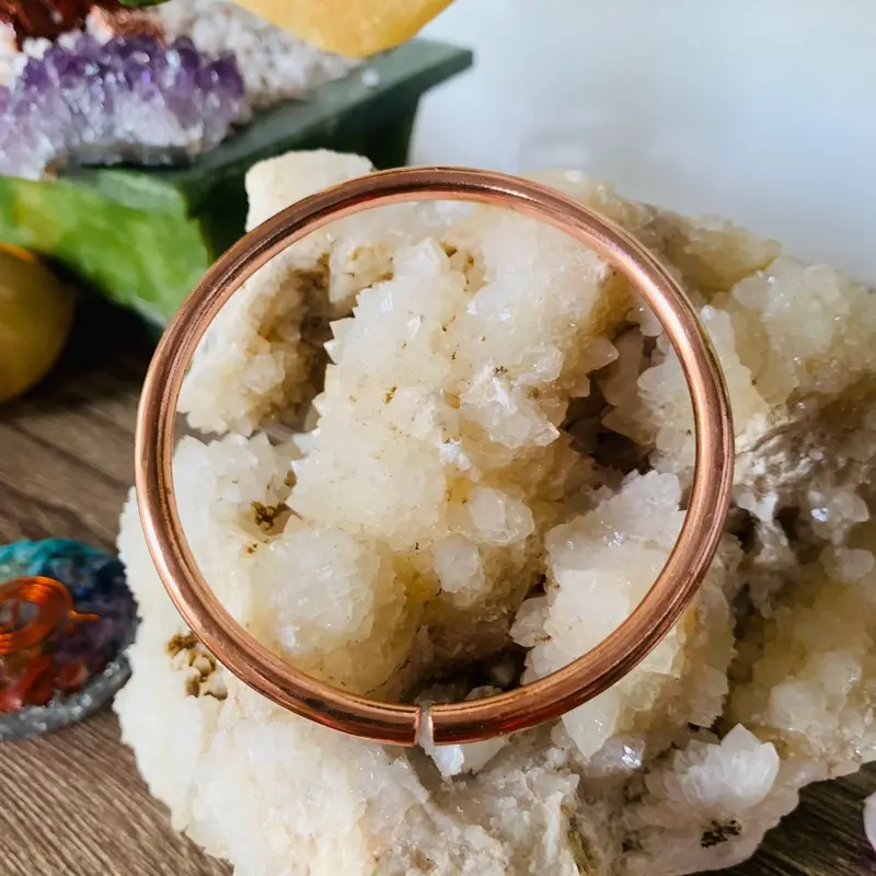 Vòng tay đồng đỏ 4li hỗ trợ sức khoẻ tránh sóng điện từ 1