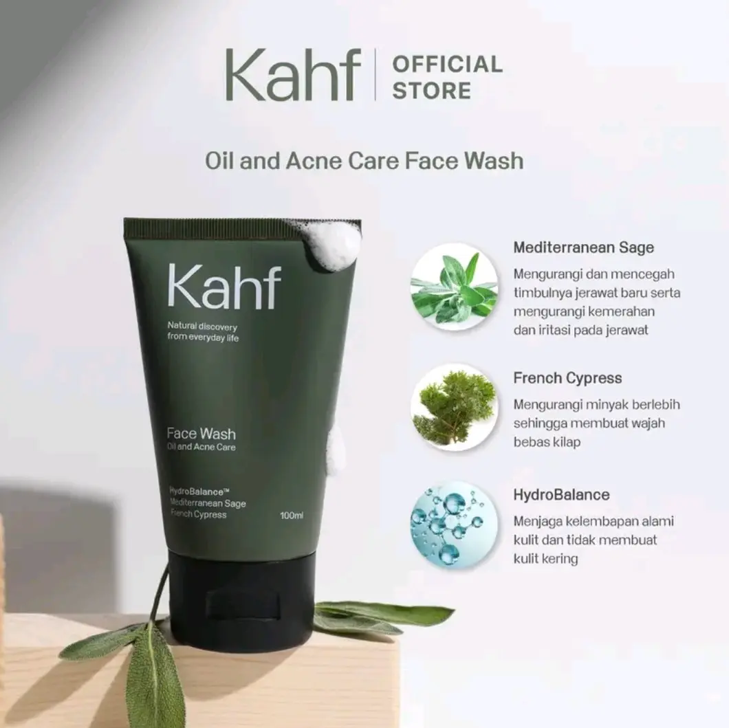 Kahf Face Wash Oil And Acne Care 100ml