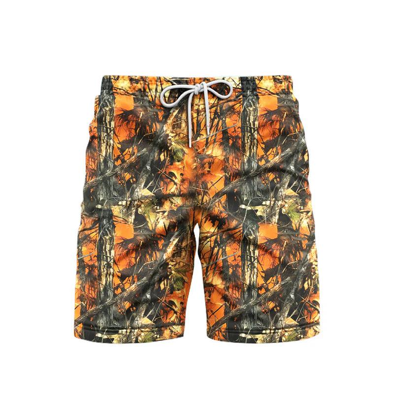 Product Introduction of 2025 New European and American Trade Casual Versatile Fashion Trend High Quality Men's Camouflage Casual Shorts 13
