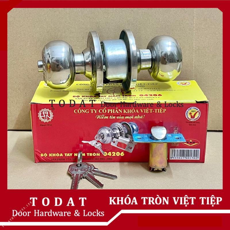 Bộ Ổ Khóa Tay Nắm Tròn VIỆT TIỆP hàng đóng hộp