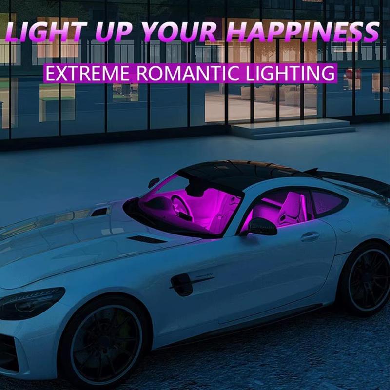 Product Introduction of Car LED Light Strip, LED Car Interior Ambient Light Strip, Universal Decorative Light Strip, Car Interior Decorative Lighting 2