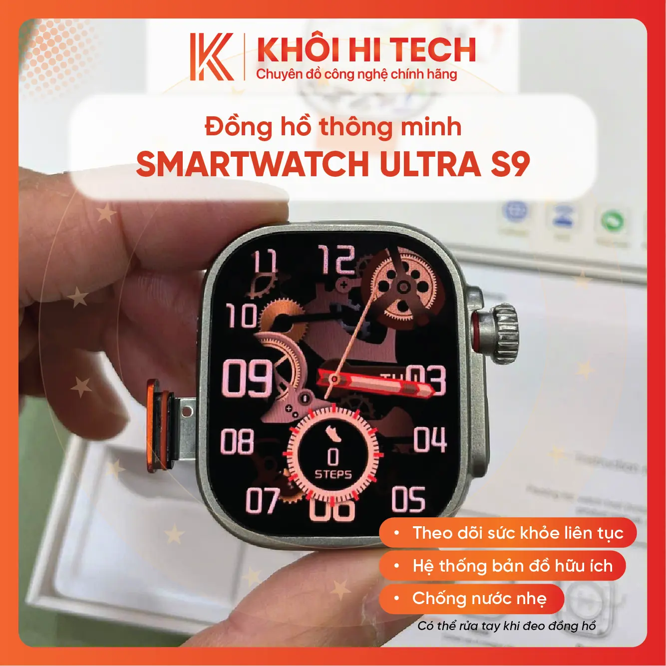 Đồng Hồ Thông Minh S9 Ultra 5G - Kết Nối Wifi, Tải Ứng Dụng, Lướt węb, Chơi Game, Gắn Sim Nghe Gọi, Nhắn Tin 2 Chiều Màn Hình