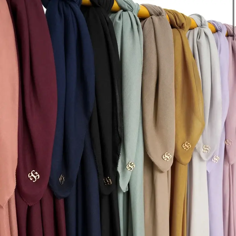 GEULIS PLAIN VOAL SCARVES BASIC COLOR [Jilbab Muslim Polos Nyaman]