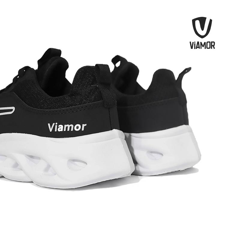 Sepatu Viamor Running Hero Series Hitam Putih / Sepatu Sneakers Casual Sport Pria Wanita Size 36-43 Kerja Shoes 2