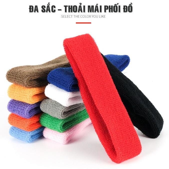 Product Introduction of Băng Đô Thể Thao Thấm Mồ Hôi, HeadBand Nam Nữ Chơi Bóng Rổ Đá Banh Tennis Chạy Bộ Cầu Lông Đạp Xe Tập Gym Bóng Chuyền 6