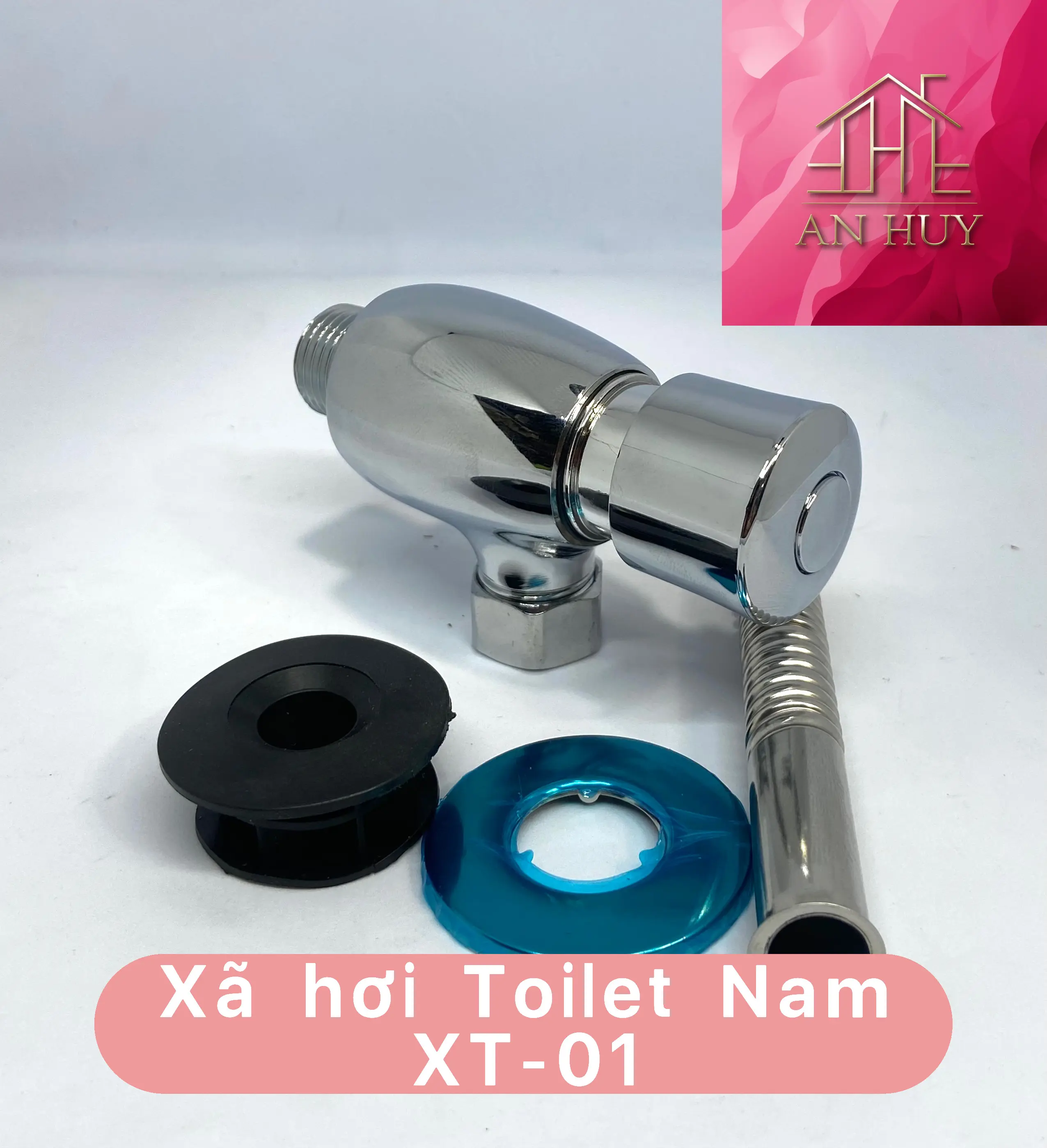 VAN XẢ NHẤN TIỂU NAM XT-01 ĐỒNG MẠ BÓNG HÀNG ĐẸP GIÁ RẺ