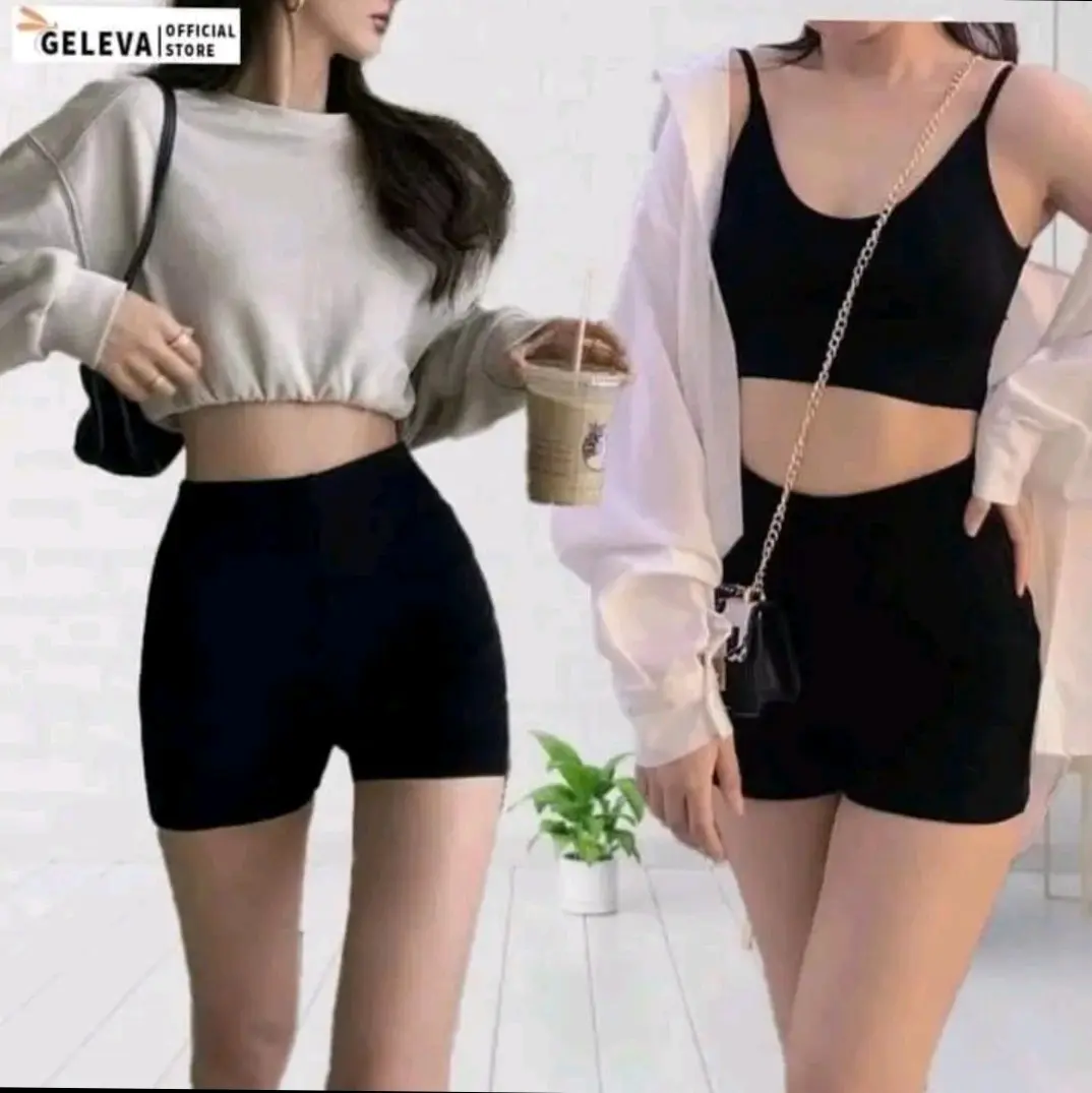 combo 5 quần legging đùi nữ co giãn 4 chiều