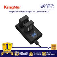 Gambar Kingma LCD Dual Charger for Canon LP-E12 ( EOS M100 M200 M50 M50 II 100D ) dari Sentra Digital Kota Surabaya 3 Tokopedia