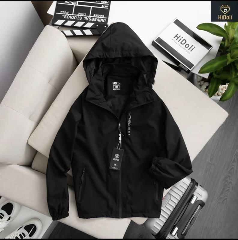 Áo khoác nam, nữ HIDOLI Menswear Jacket chống nước, chống bụi, mũ tháo rời 3
