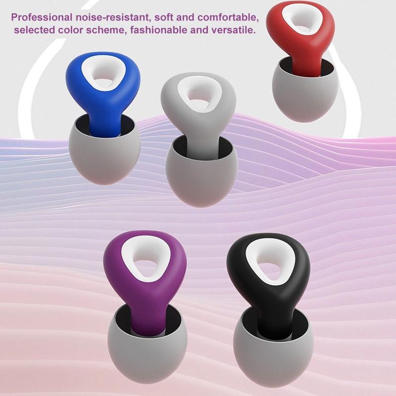 Product Introduction of Outdoor Sleep Care Sports Silicone Earphone Noise Reduction Filter Hearing Protection Earbud Musician Earplugs 18