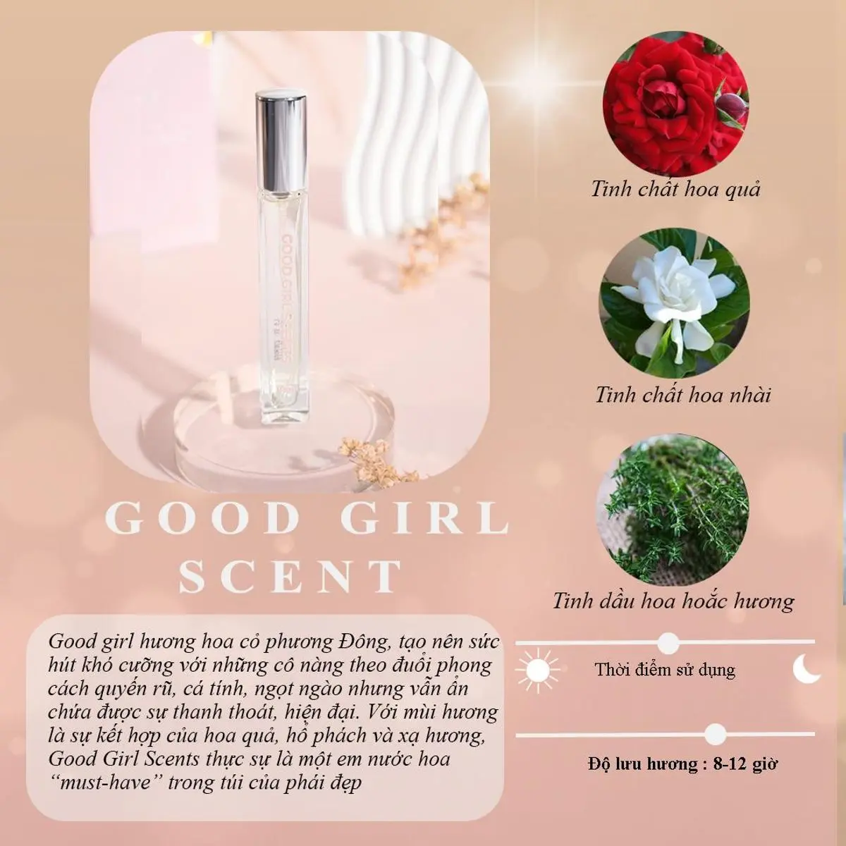Nước hoa nữ Good Girl Scents 10ml
