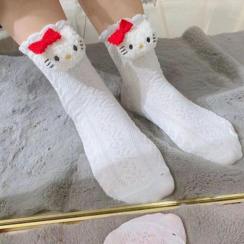 Product Introduction of Japanese Cute Pattern Socks Short Sweet Minimalist Cute Nong Socks F3W7 36