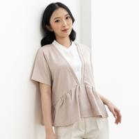 Gambar Eclaire - Vanessa Top  Normal Grande Bigsize Xtrasize | Atasan Twill Wanita Casual Korea S-L-XL-XXL Jumbo - Black, Normal dari Eclaireshop_NEW Kota Tangerang 1 Tokopedia