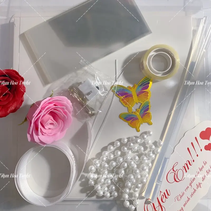 Set nguyên liệu TỰ LÀM ống cuộn ti ền, ống ghép chữ Mẹ…