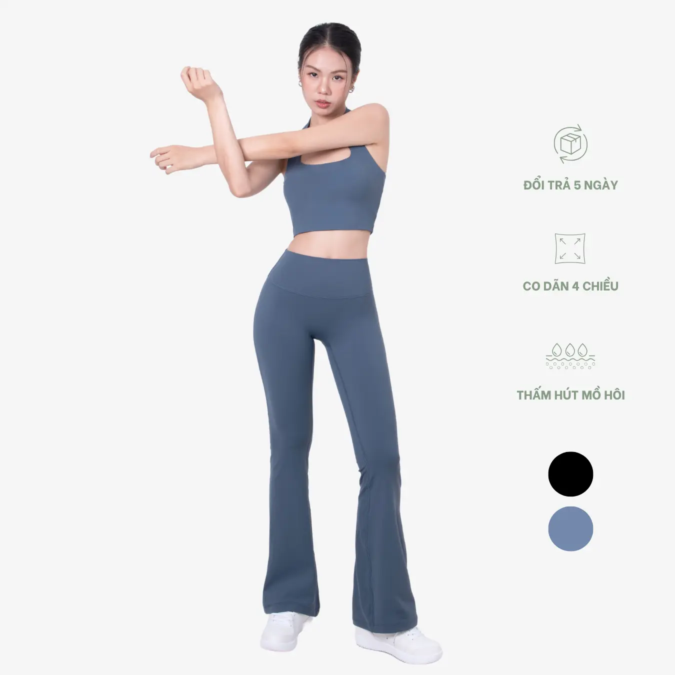 [NEW] Quần leggings ống loe thể thao - Studio Tamarind - Hack dáng, co giãn tốt, thoáng khí - Thời trang sport wear nữ