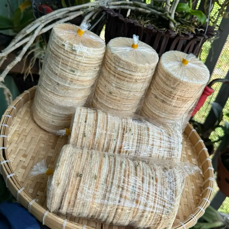 Bánh Giấy Hành Giòn Xốp  Vị Thom Ngon
