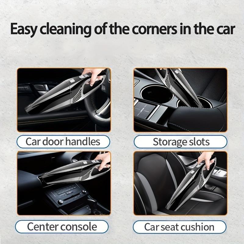 12V Car Vacuum Cleaner, Handheld Car Vacuum Cleaner, Multifunctional Wired Car Vacuum Cleaner, Suitable for Car, Home, Office, Kitchen, Bedroom, Couch, Carpet, Rug, Bedding, Furniture, Clothes, Pet 5