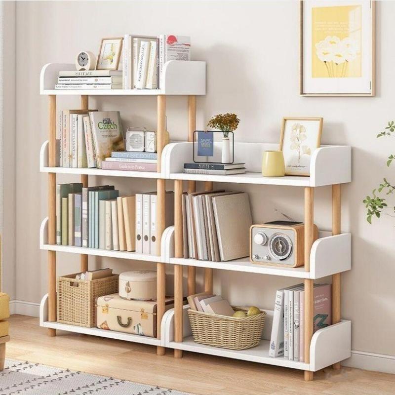 Living Room Storage Display Shelf Book Shelf Floor Shelves Multi-layer Shelf Rack Simple Living Room Storage Display Shelf Organiser Minimalist Smooth 4