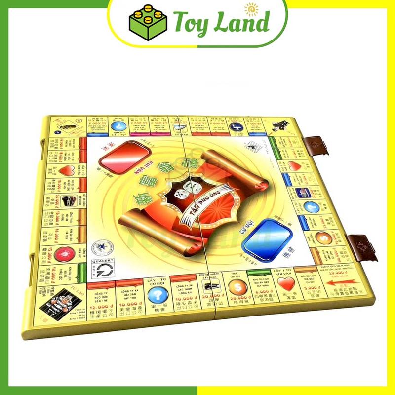 Bộ Cờ Tỷ Phú Bàn Nhựa Tân Phú Ông Cao Cấp Monopoly Tỉ Phú Đồ Chơi Trí Tuệ Giải Trí Xả Stress