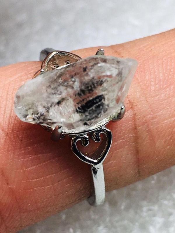 Natural Crystal Ring, Fashion Jewelry for Party, Daily Clothing Decor, Trendy All-match & Exquisite Jewelry for Birthday Gift 2