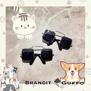 Kacamata anjing kucing aksesoris binatang hewan dog cat pet hitam