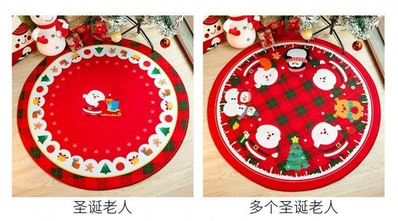 Product Introduction of Thảm Tròn, Chủ Đề Giáng Sinh, Đồ Trang Trí Màu Đỏ, Thích Hợp Cho Phòng Khách, Tiệc Giáng Sinh, Cây Thông Noel, Phòng Ngủ, Đồ Trang Trí Lễ Hội, Tạo Không Khí Lễ Hội 3