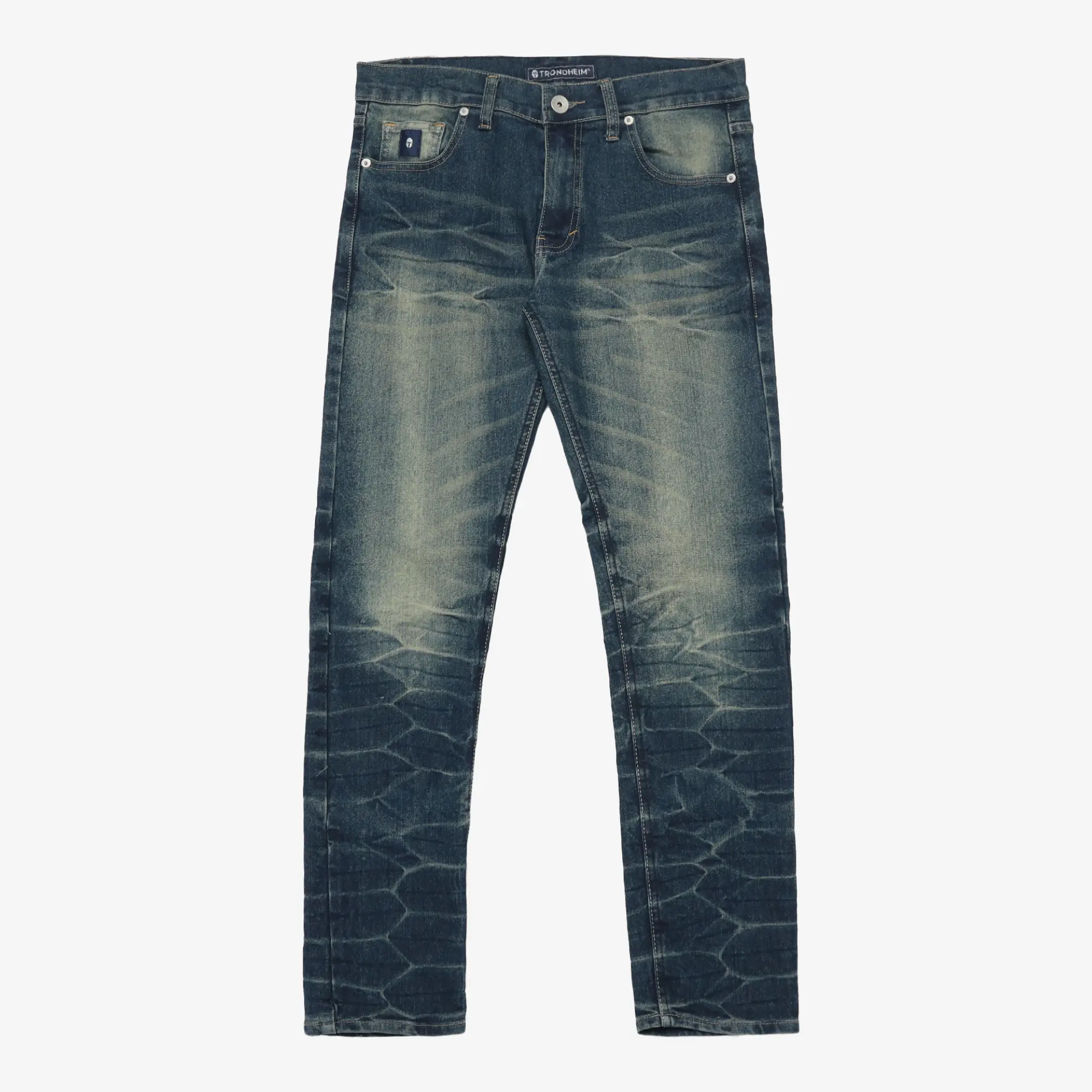Trondheim Celana Jeans Denim Pria Sobek Irish Whisker Tink
