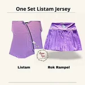 One Listam Set Olahraga Wanita Sporty Jersey