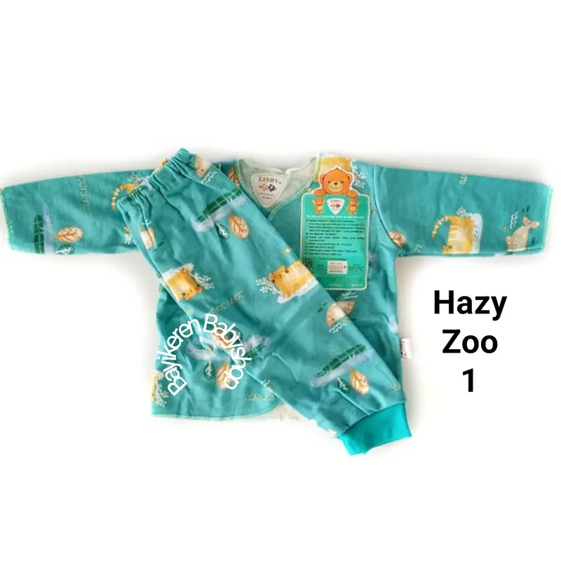 Libby Baby Setelan Panjang Newborn Motif paling baru Bayi Katun 5