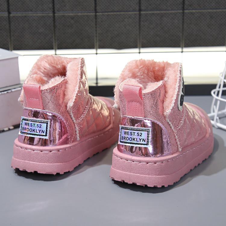 Product Introduction of JINTOHO Kids Winter Shoes Outdoor Warm Fur Boots Fashion Waterproof Girls Boots 20