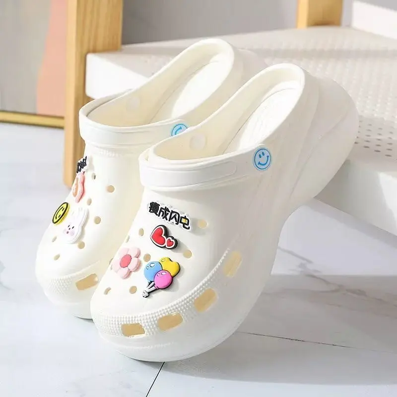 Salomé 6cm height increasing shoes woman Big Head shoes comfortable shoes colorful cute slippers fashion cute women shoes