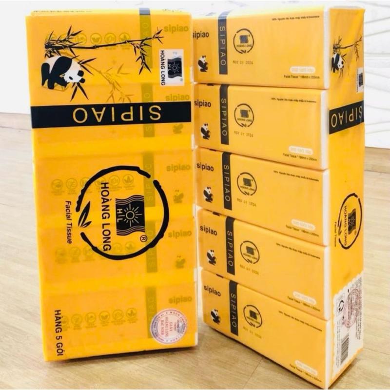 Product Introduction of [HÀNG LOẠI 1] [Combo 10 gói] Giấy rút lụa HOÀNG LONG chất liệu bột gỗ nguyên sinh, giấy ăn, khăn giấy đa năng, HÀNG CHÍNH HÃNG 7