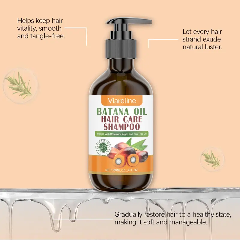 Batana Oil Shampoo & Conditioner Set, 2 Boxes Hair Care Shampoo & Conditioner, Moisturizing Soothing Hair Care Product for Men & Women 5