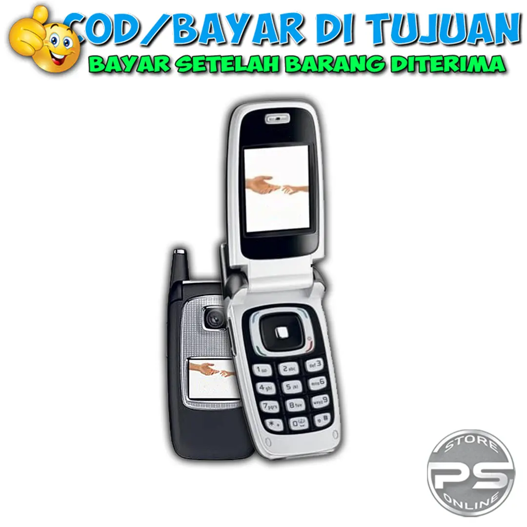 HP 6103 Lipat Single Sim Dua Layar Klasik Bergaransi