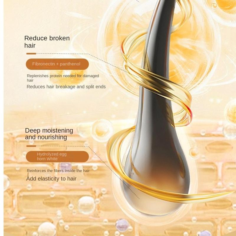 New 500ml Hair Care Facial Mask Deeply Nourishes Improves Irritability Hair Repair Mask Damaged Care Large Capacity Hair Care Cream for Hair 2
