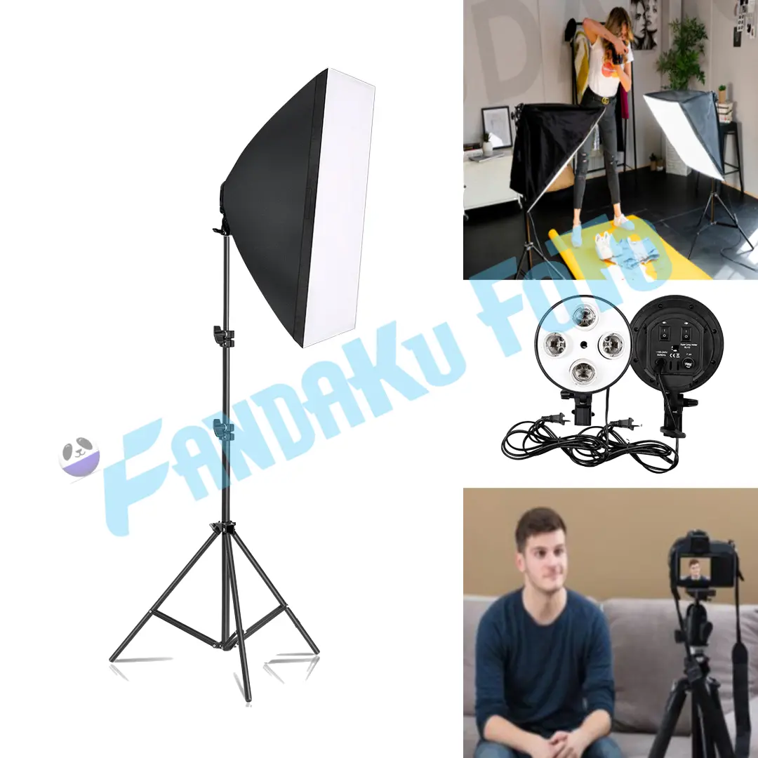 Paket single Lampu Foto dan video
