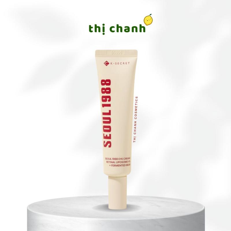 Kem Mắt Chống Lão Hoá KSECRET K-SECRET SEOUL 1988 Eye Cream : Retinal Liposome 4% + Fermented Bean 30ml