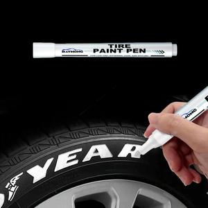 防水車用ホイールペイントペン、タイヤペイントペン、油汚れ・グラフィティ・修理用の永久マーカーペン、自動車整備工場向けタイヤペイントペン