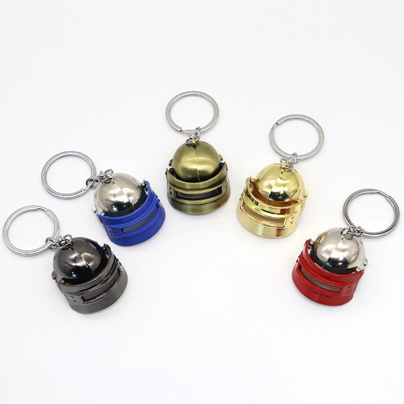 Keychain 3D Helm PU BG / Gantungan Kunci / Senjata PU BG 3